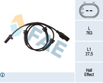 Sensor, wheel speed FAE 78299