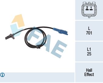 FAE 78304 Sensor, wheel speed