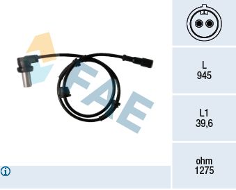 Sensor, wheel speed FAE 78341