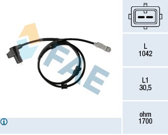 Sensor, wheel speed FAE 78347
