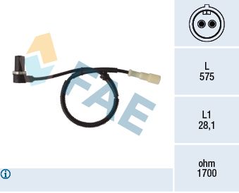 FAE 78349 Sensor, wheel speed