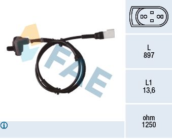 Sensor, wheel speed FAE 78353