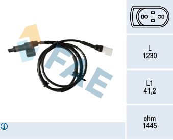 Sensor, wheel speed FAE 78355