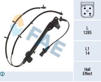 FAE 78357 Sensor, wheel speed
