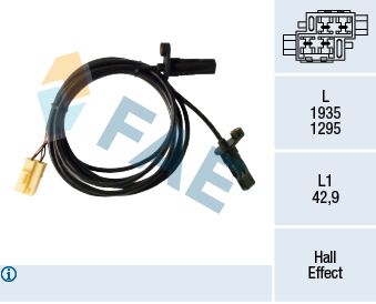 FAE 78362 Sensor, wheel speed