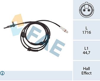 FAE 78364 Sensor, wheel speed
