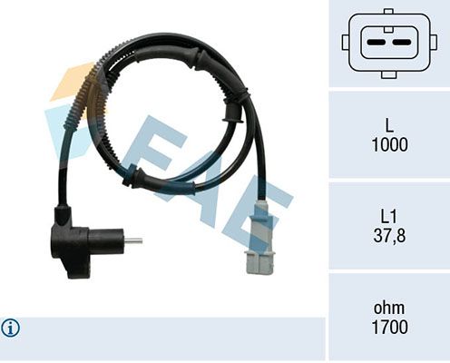 FAE 78369 Sensor, wheel speed