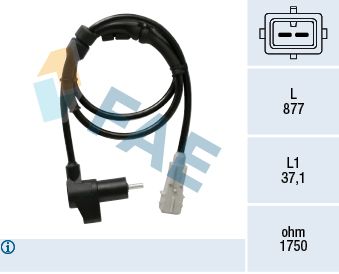 Sensor, wheel speed FAE 78371