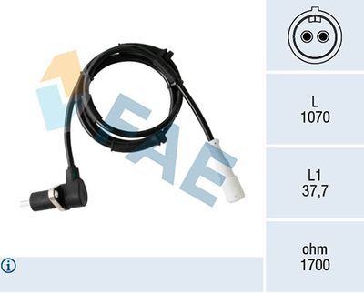 Sensor, wheel speed FAE 78388