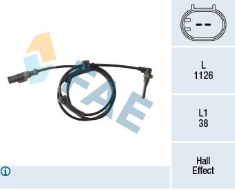 Sensor, wheel speed FAE 78394