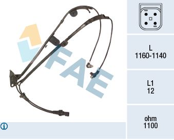 Sensor, wheel speed FAE 78396