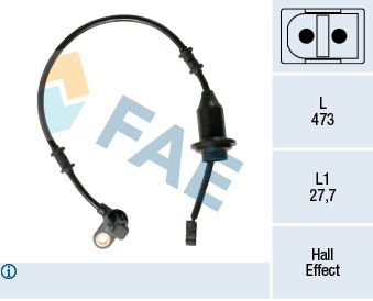 Sensor, wheel speed FAE 78397