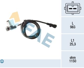 Sensor, wheel speed FAE 78401