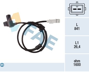 FAE 78404 Sensor, wheel speed