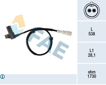 Sensor, wheel speed FAE 78415