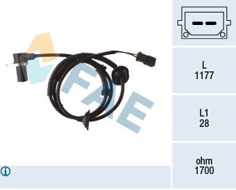 Sensor, wheel speed FAE 78420
