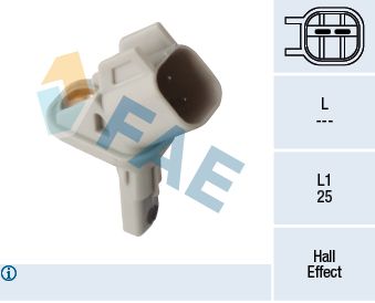 Sensor, wheel speed FAE 78422