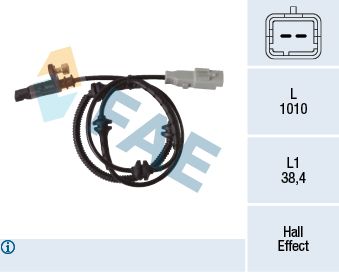 Sensor, wheel speed FAE 78423