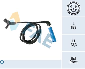 Sensor, wheel speed FAE 78462