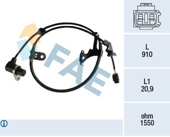 FAE 78472 Sensor, wheel speed