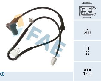 FAE 78494 Sensor, wheel speed