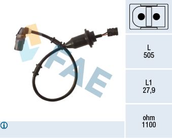 Sensor, wheel speed FAE 78498