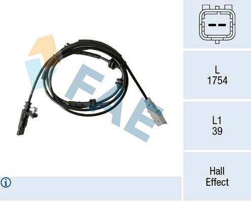 FAE 78517 Sensor, wheel speed