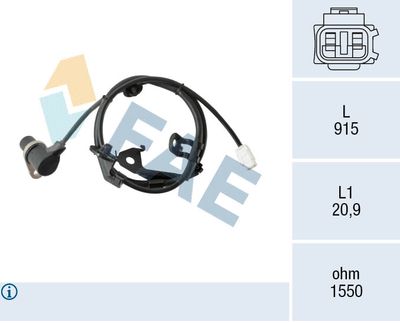 Sensor, wheel speed FAE 78558