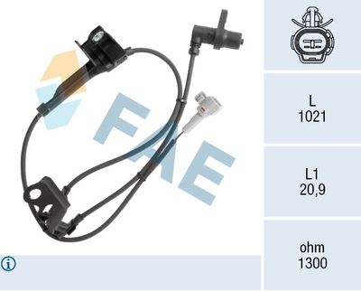 Sensor, wheel speed FAE 78562