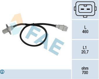 Sensor, crankshaft pulse FAE 79002
