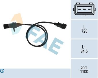 FAE 79006 Sensor, crankshaft pulse