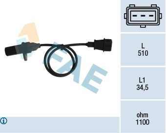 FAE 79007 Sensor, crankshaft pulse