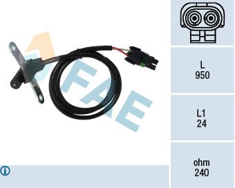 FAE 79026 Sensor, crankshaft pulse
