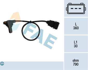 Sensor, engine speed FAE 79061