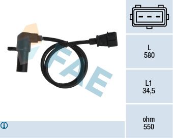 Sensor, crankshaft pulse FAE 79075
