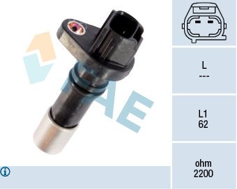 Sensor, crankshaft pulse FAE 79224