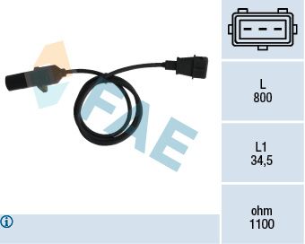 Sensor, crankshaft pulse FAE 79296