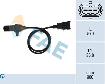 FAE 79332 Sensor, crankshaft pulse