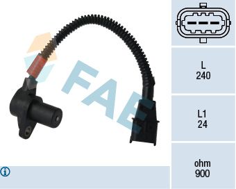 FAE 79356 Sensor, crankshaft pulse