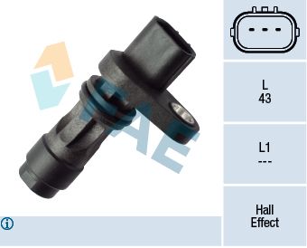 Sensor, crankshaft pulse FAE 79390