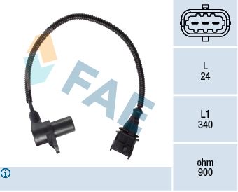 Sensor, crankshaft pulse FAE 79427