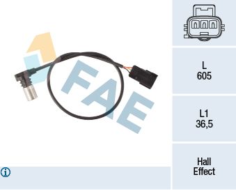 FAE 79432 Sensor, camshaft position