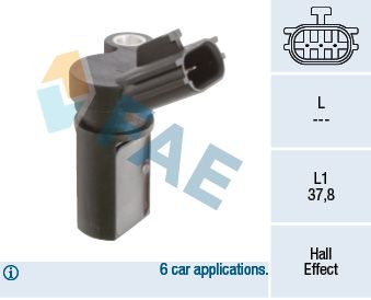 FAE 79447 Sensor, crankshaft pulse