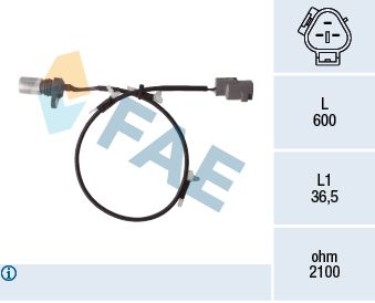 Sensor, crankshaft pulse FAE 79456