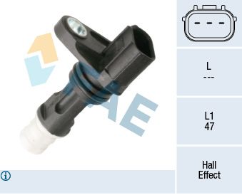 Sensor, crankshaft pulse FAE 79459