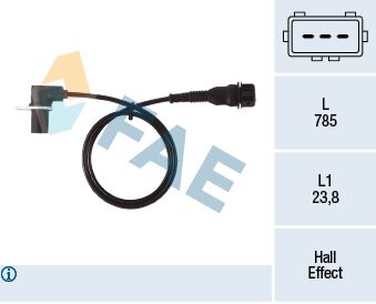 Sensor, crankshaft pulse FAE 79482
