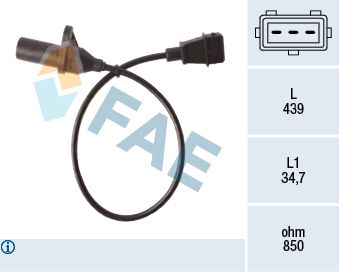 Sensor, crankshaft pulse FAE 79524