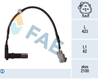 Sensor, crankshaft pulse FAE 79532