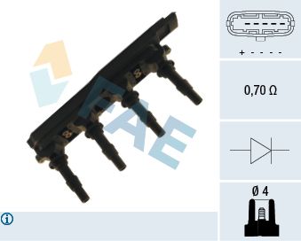 FAE 80224 Ignition Coil