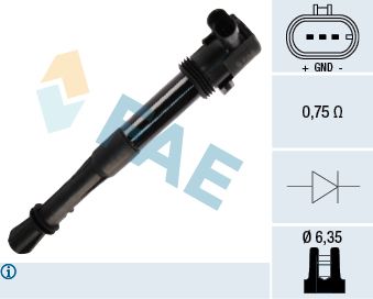 FAE 80256 Ignition Coil